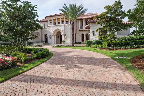 Residential Paver Driveway in North Tustin, CA